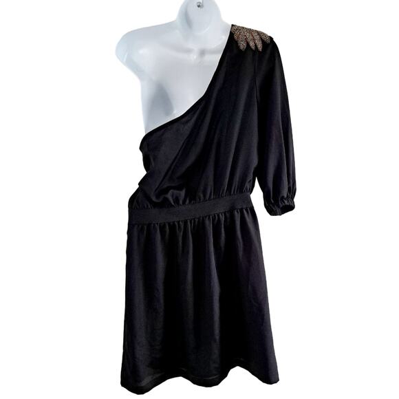 Pure Energy Beaded One Shoulder Dress - Picture 2 of 7